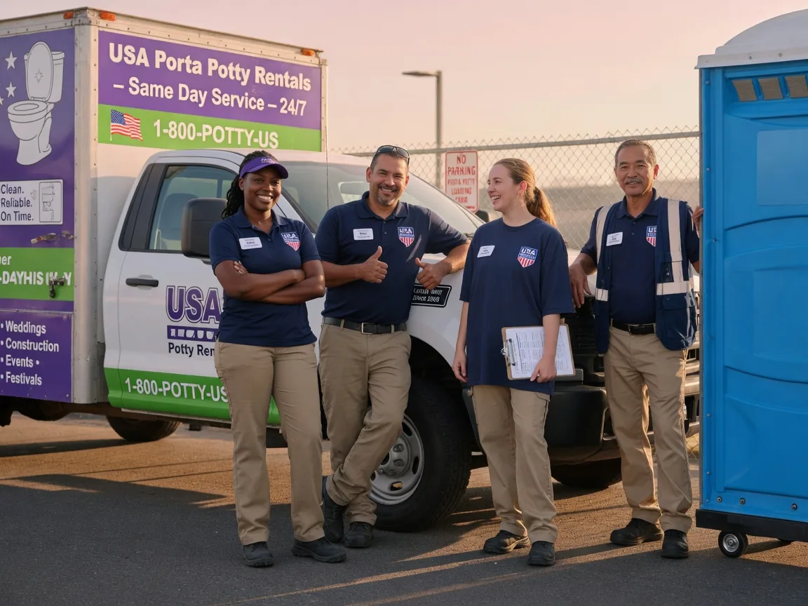 Porta Potty Rental company in Carmichael, CA